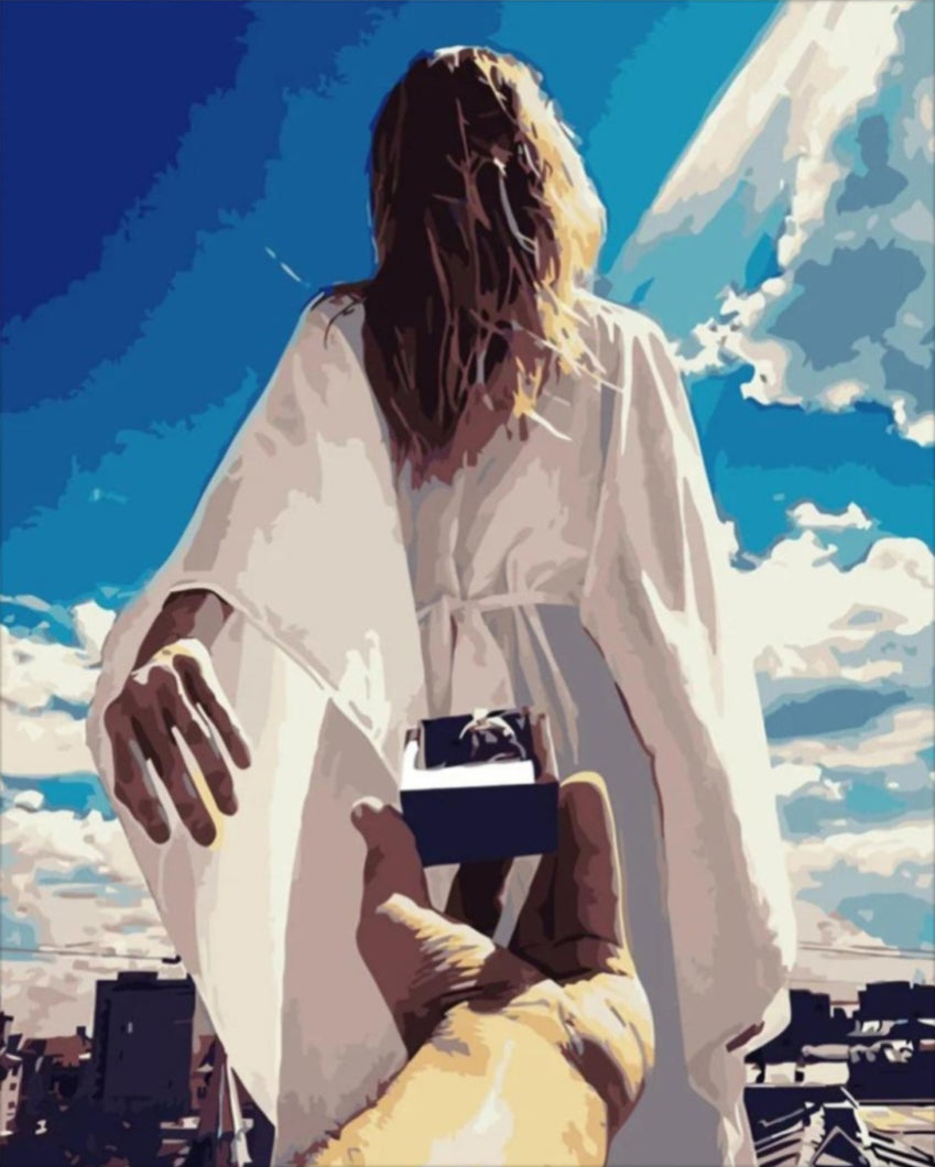 A lánykérés - számfestő készlet