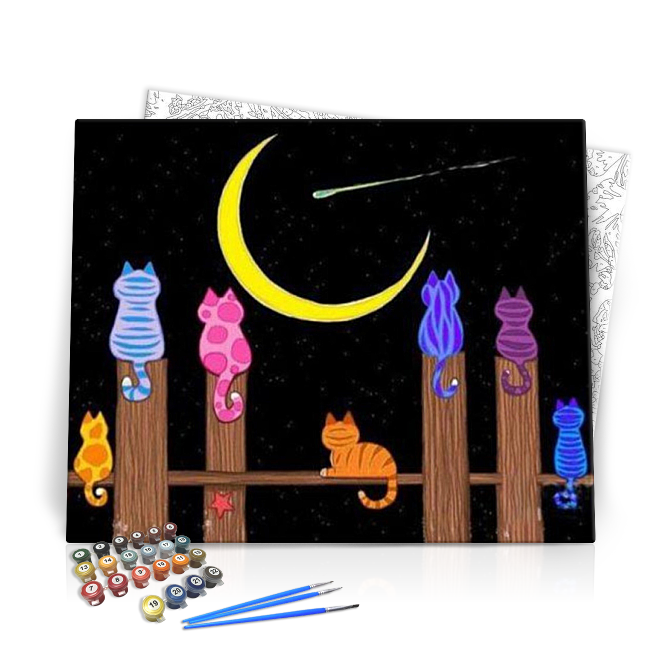 A Vádlottak Padján Ülve - számfestő készlet