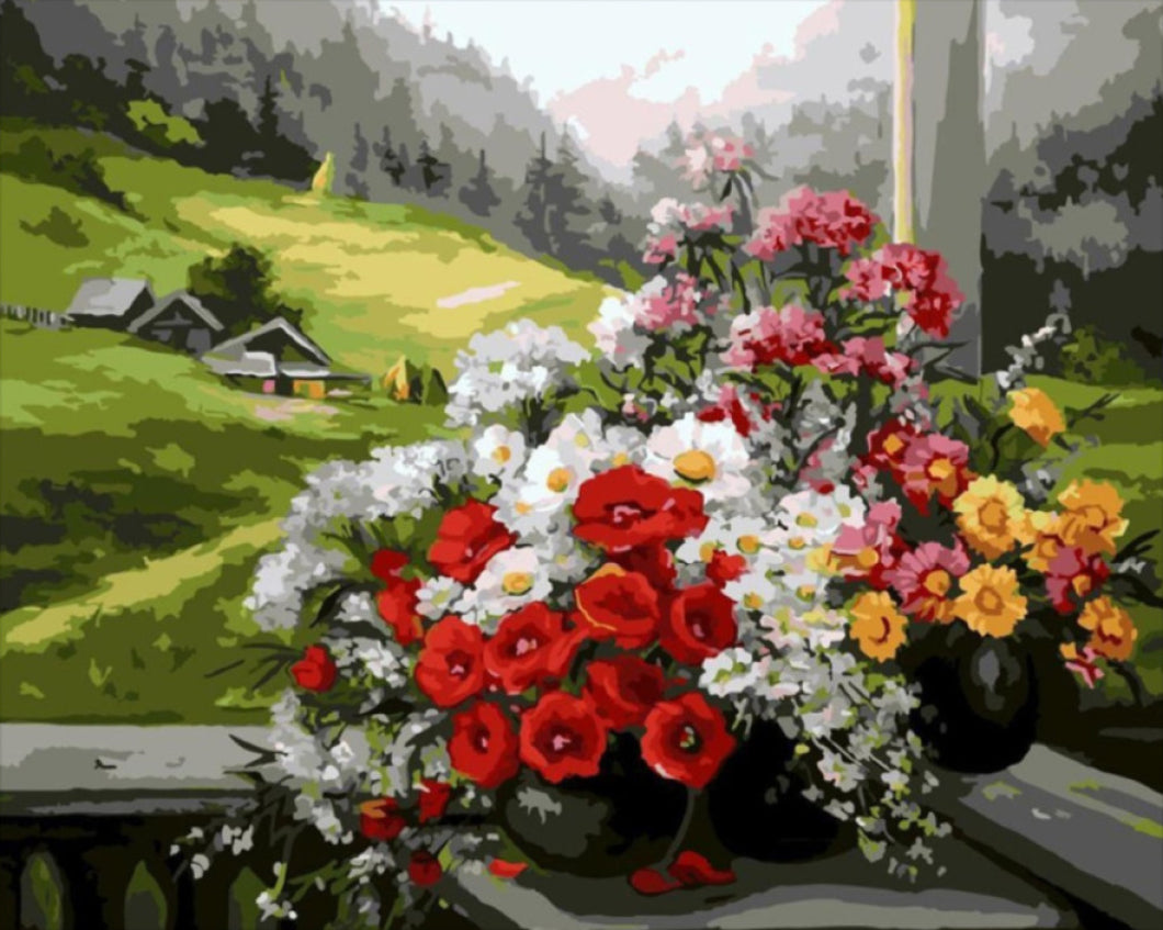 A vidék csodája - számfestő készlet