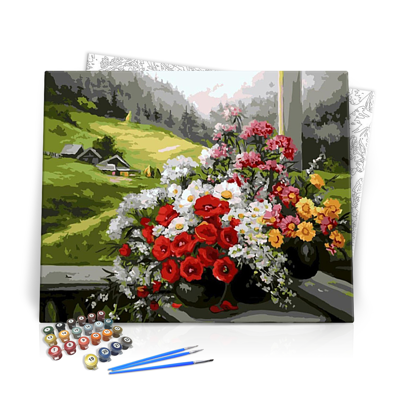 A vidék csodája - számfestő készlet