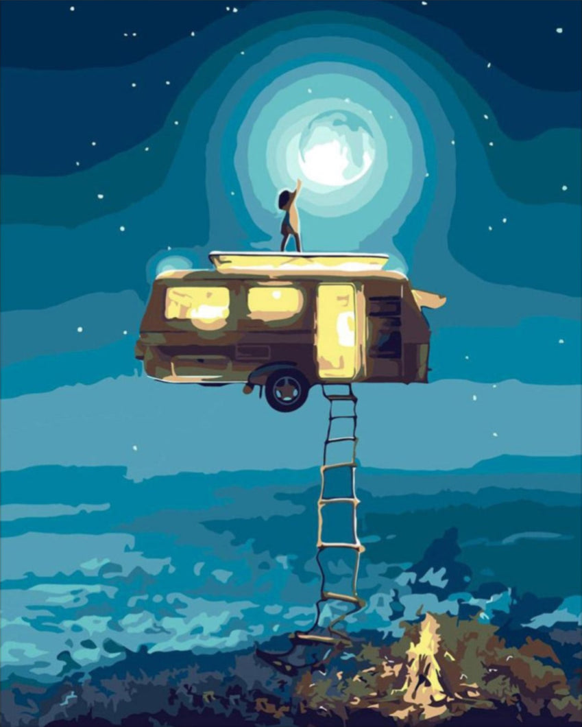 Álom világ - számfestő készlet