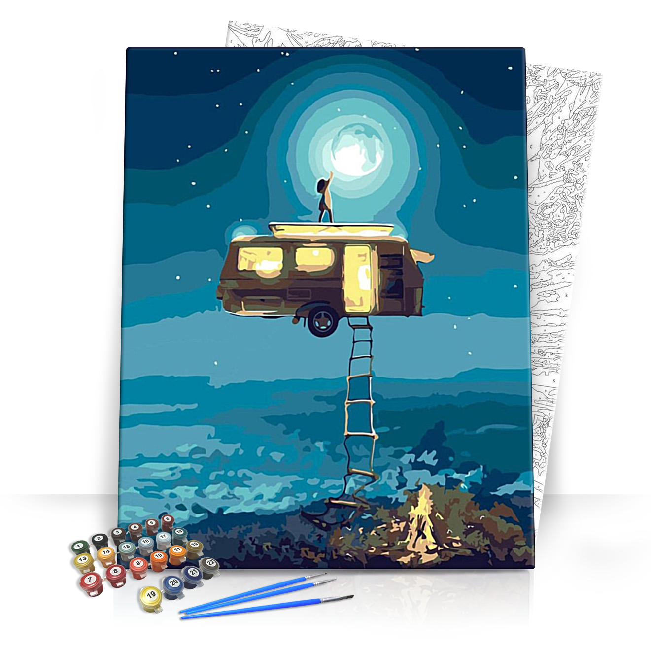 Álom világ - számfestő készlet