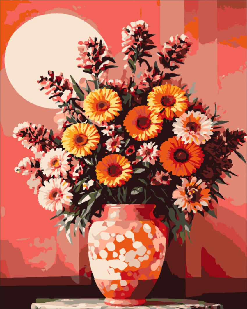 Álomkert hajnali fényben - számfestő készlet