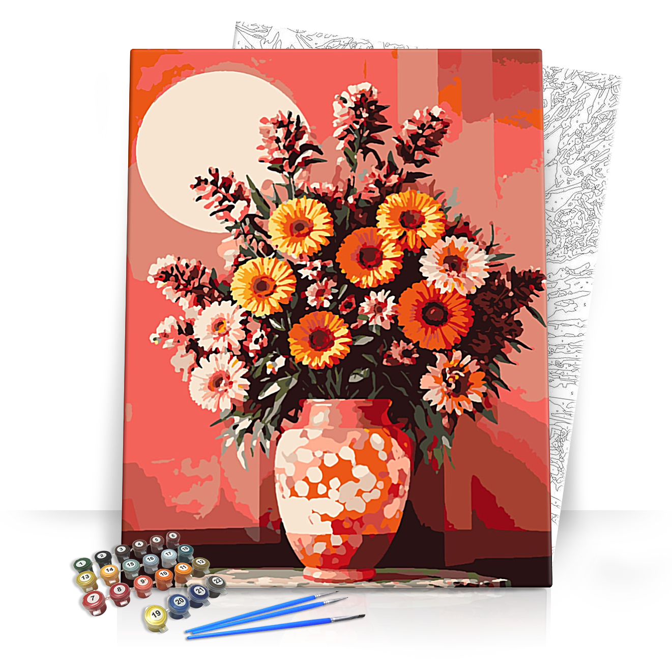 Álomkert hajnali fényben - számfestő készlet