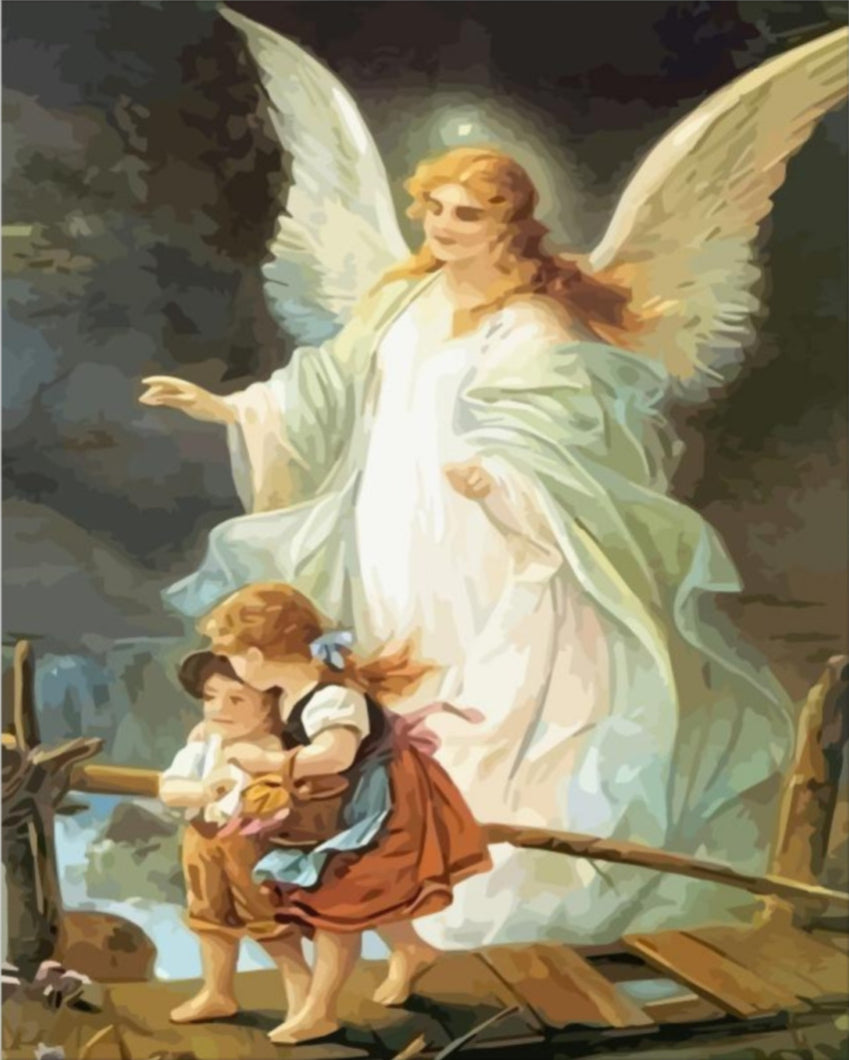 Angyali áldás - számfestő készlet