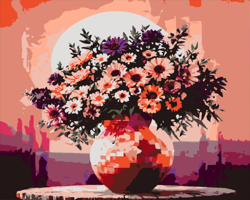 Az ébredő éjszaka színei - számfestő készlet