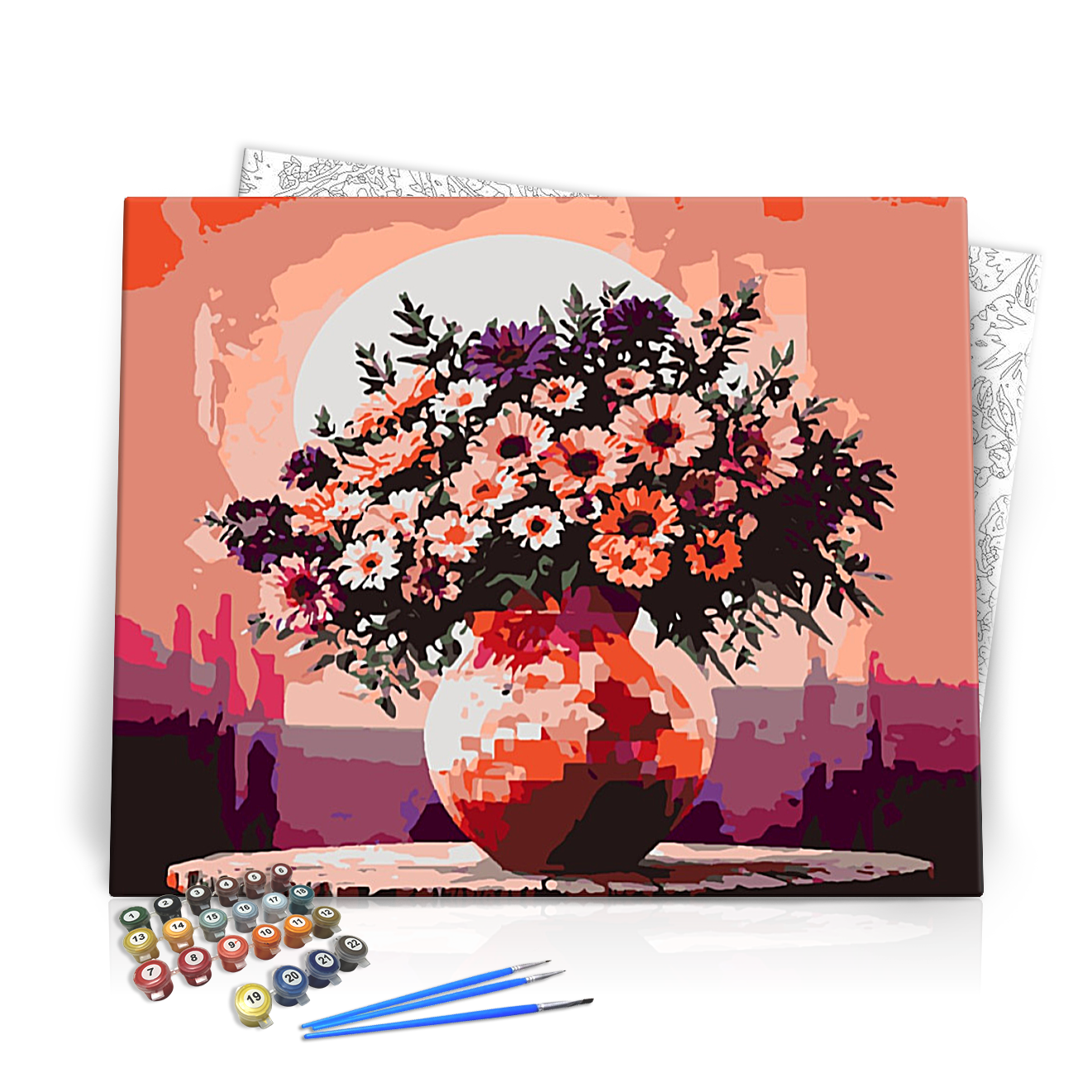 Az ébredő éjszaka színei - számfestő készlet