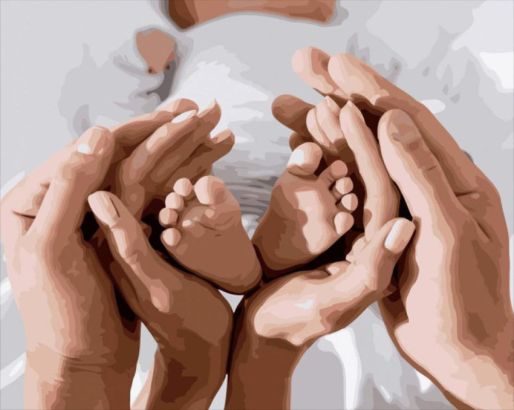 Az élet csodája - számfestő készlet