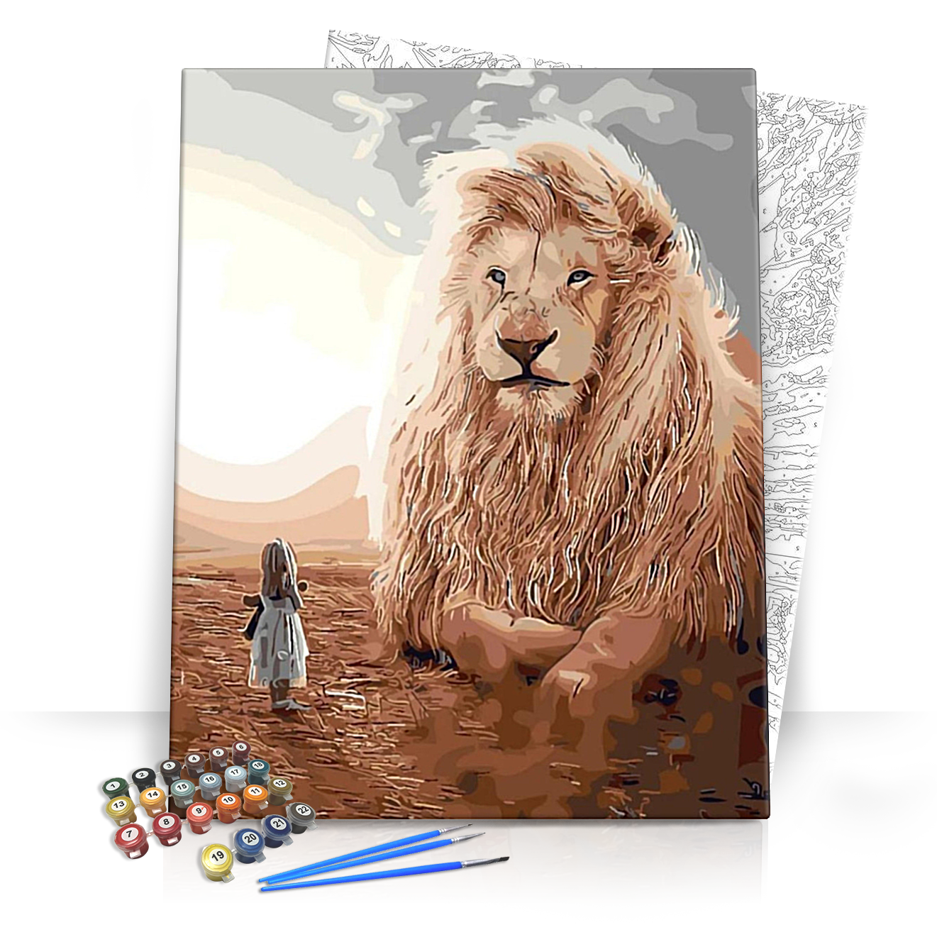 Az óriás - számfestő készlet