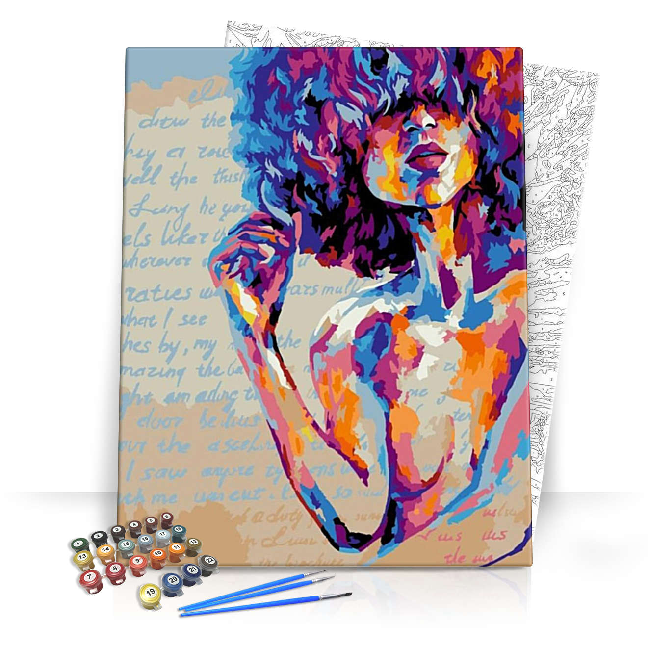 Buja - számfestő készlet