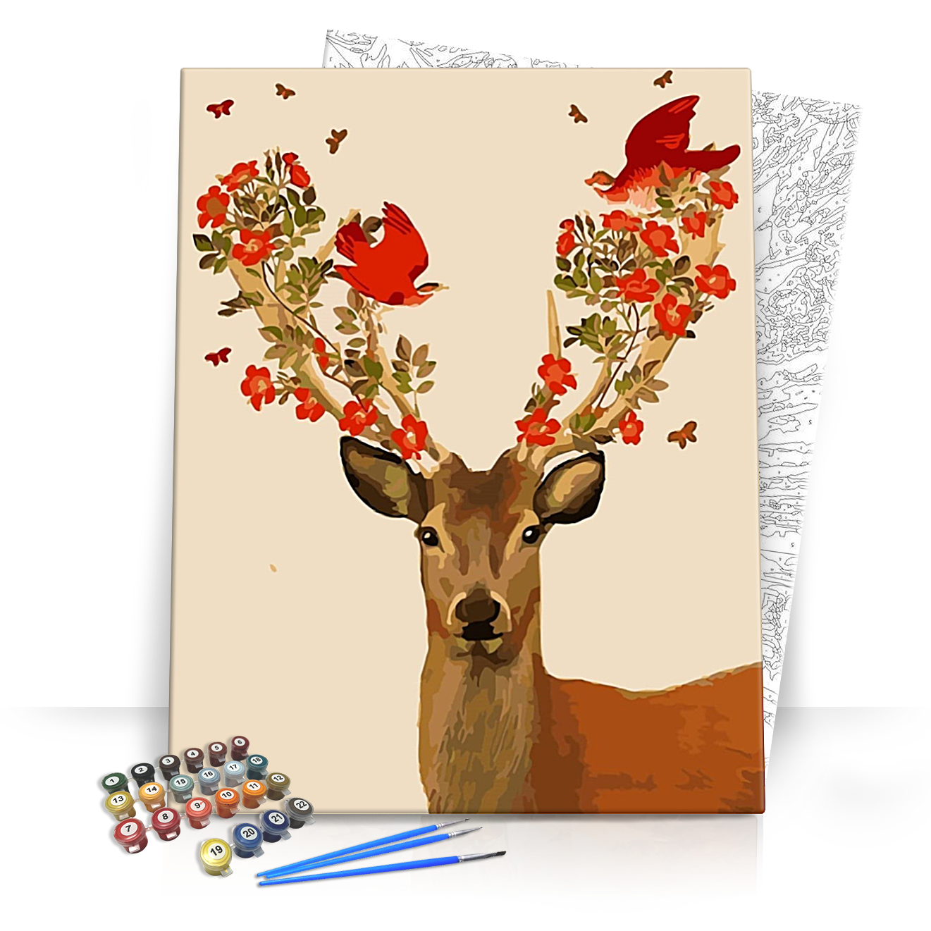 Csodálatos Szarvas - számfestő készlet