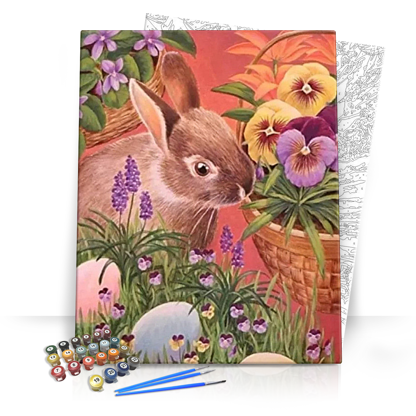 Cuki Nyuszmusz - húsvéti számfestő készlet