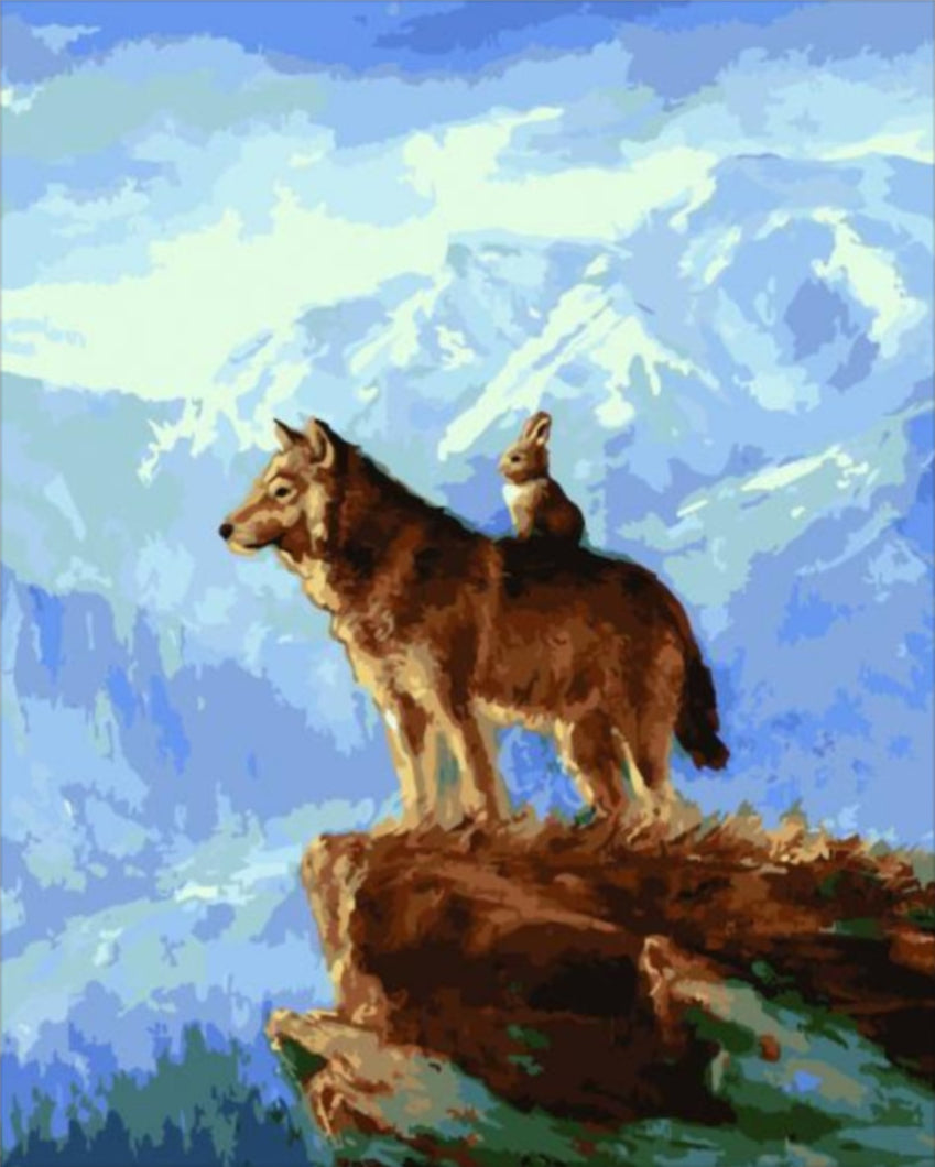 Farkas és Nyúl - számfestő készlet