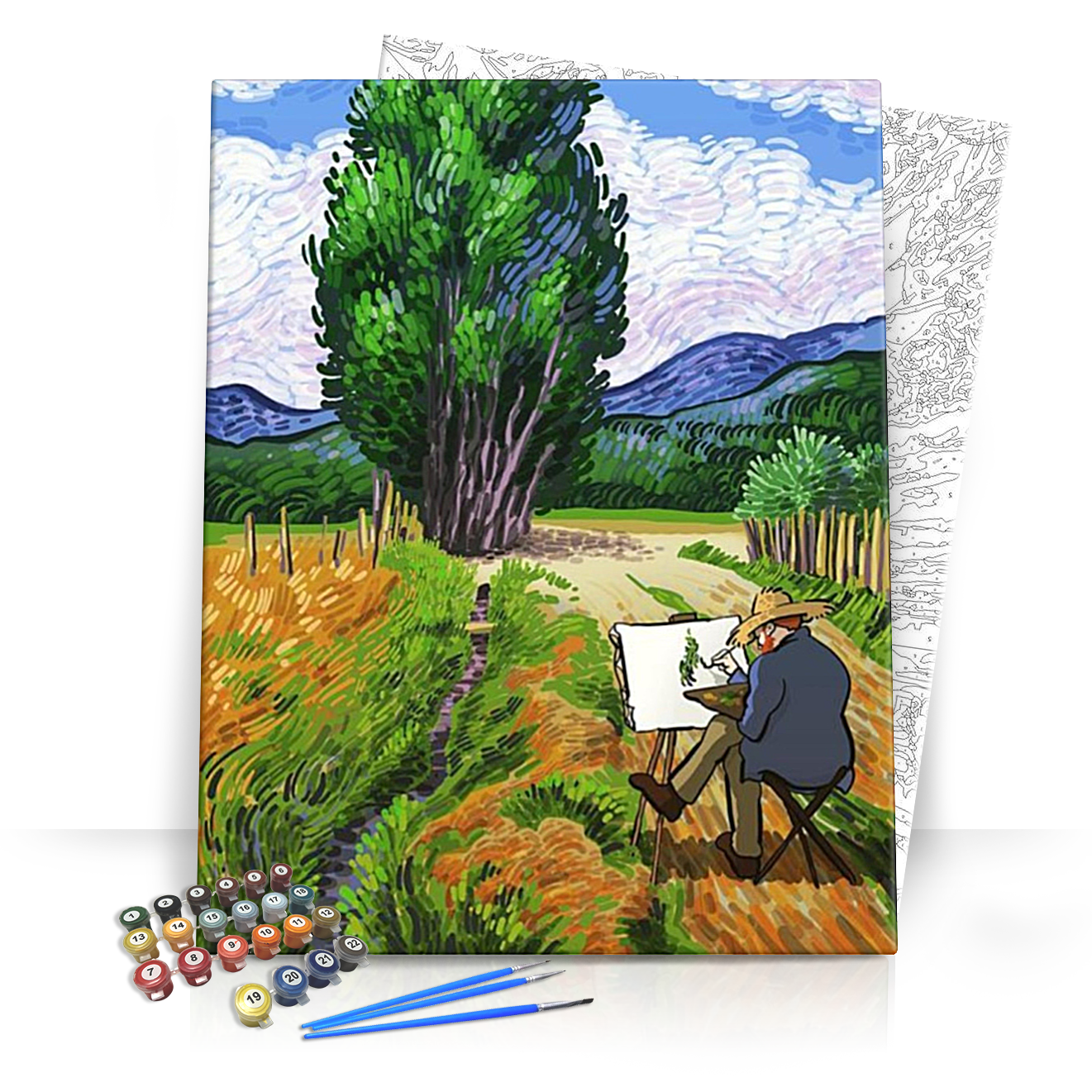 Festő - számfestő készlet