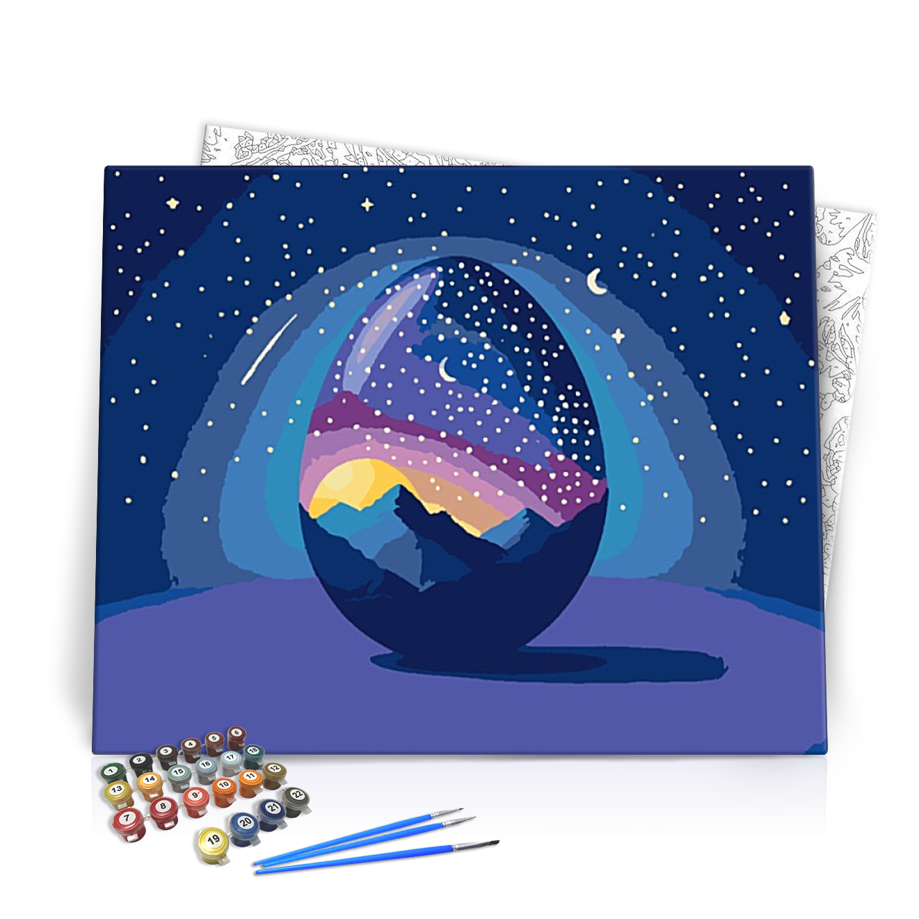 Galaktikus Álom - húsvéti számfestő készlet