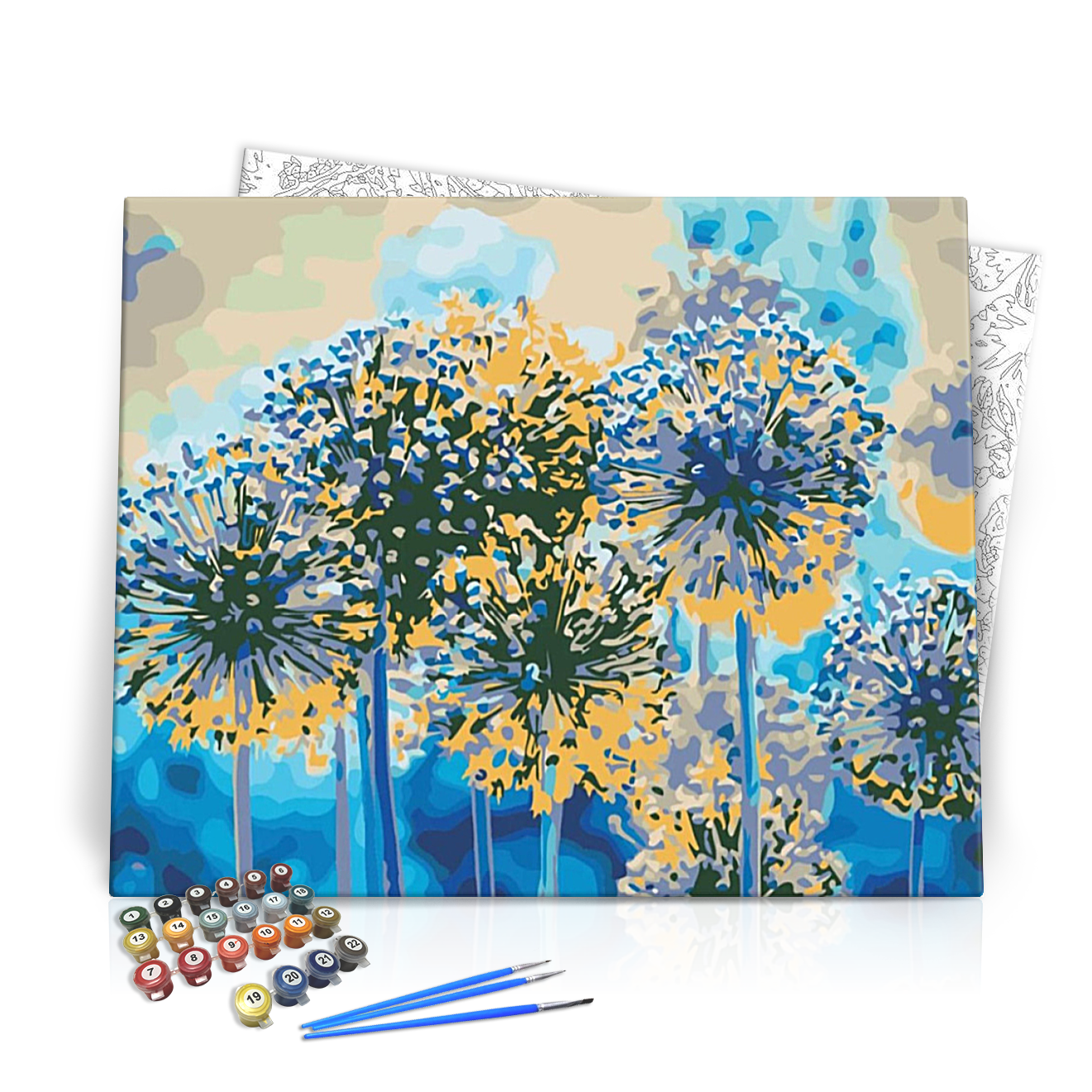 Gyermekláncfű - számfestő készlet