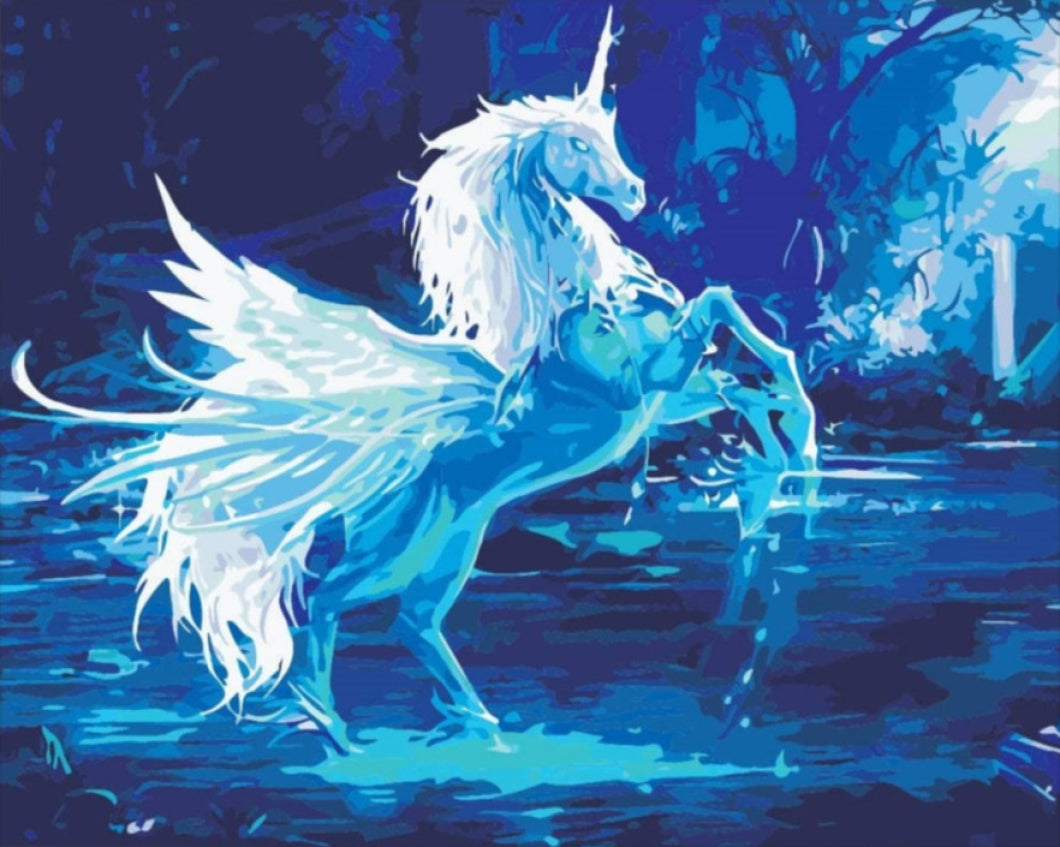 Gyönyörű Unikornis - számfestő készlet