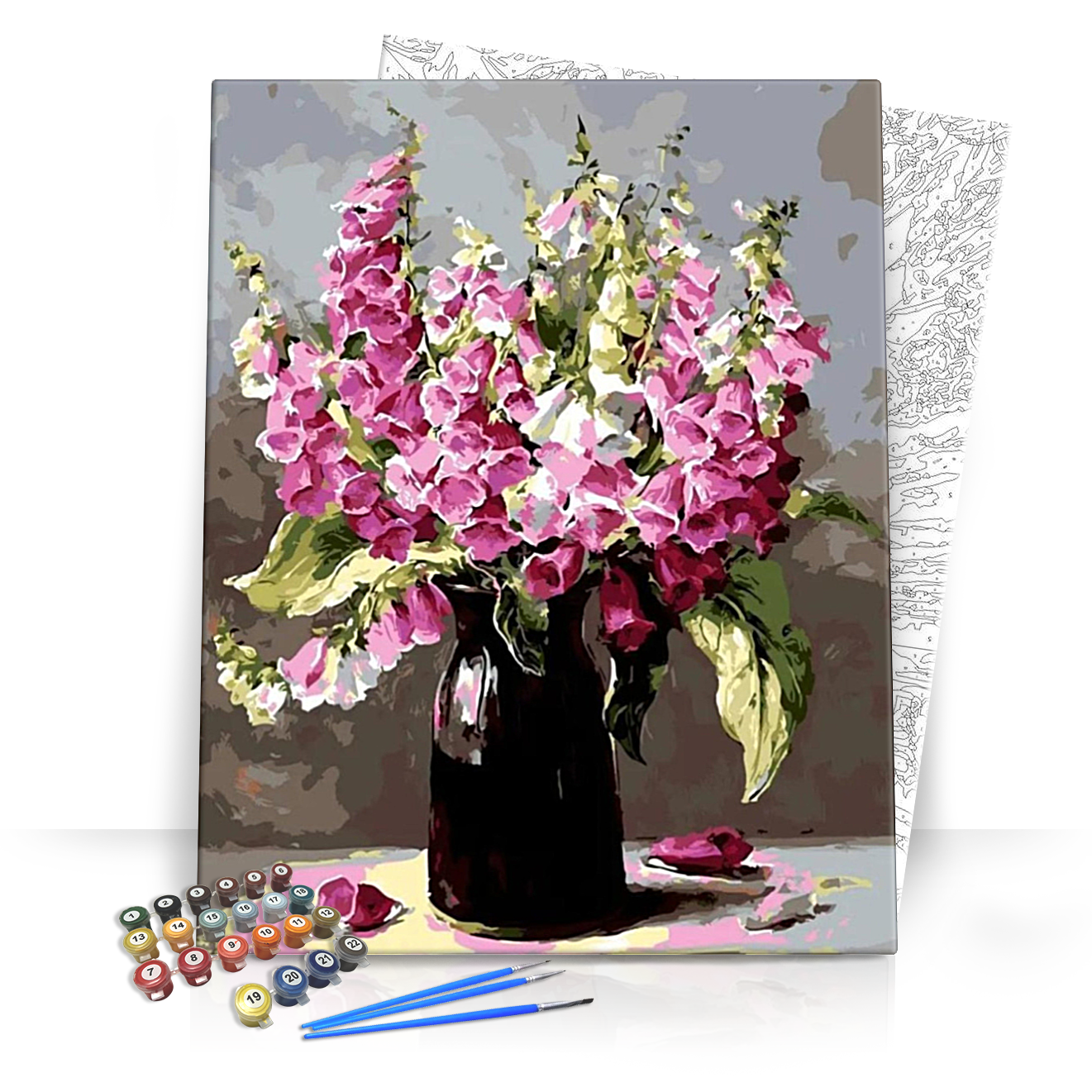 Harangvirág - számfestő készlet