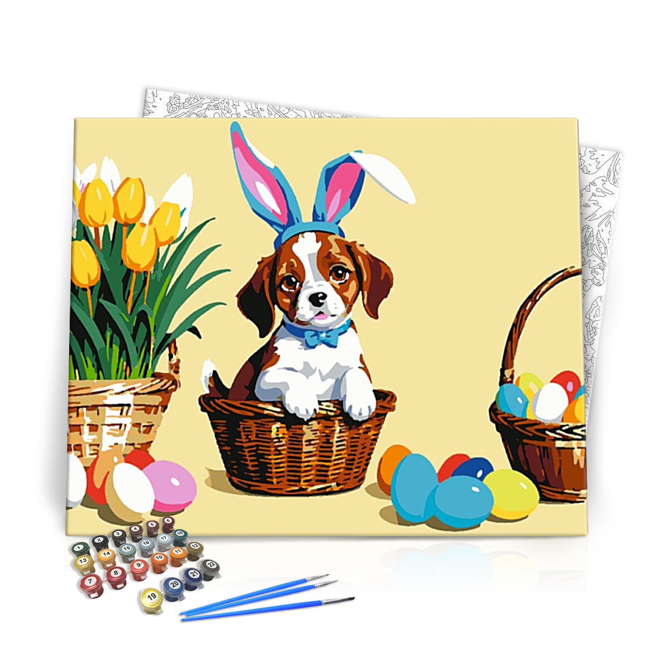 Húsvéti Hangulat - húsvéti számfestő készlet