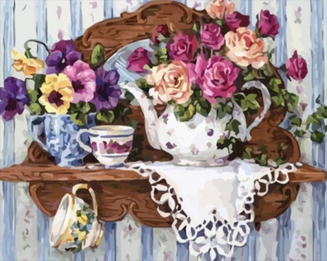 Illatos dekoráció - számfestő készlet