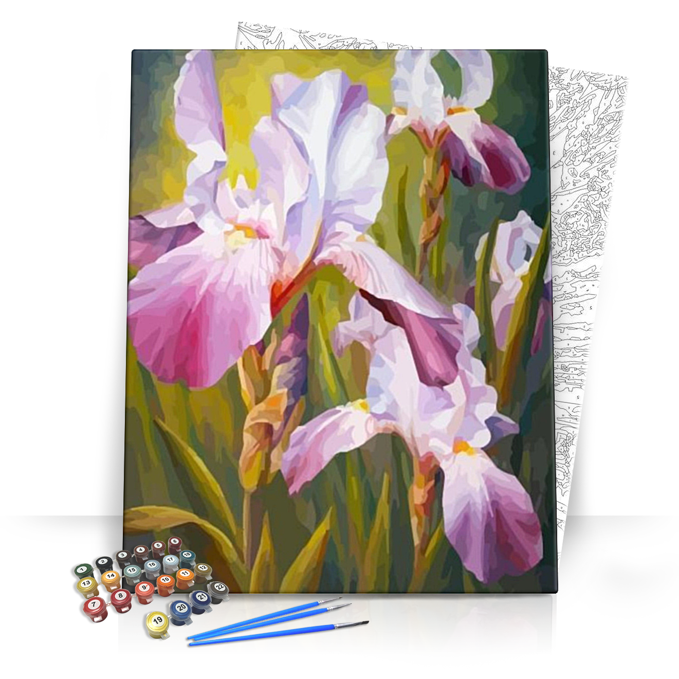 Íriszek - számfestő készlet