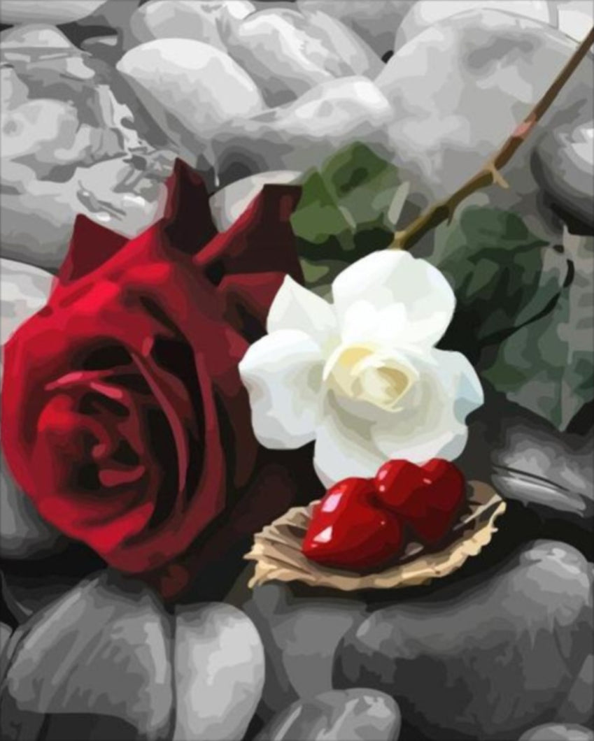 Kedveskedés - számfestő készlet