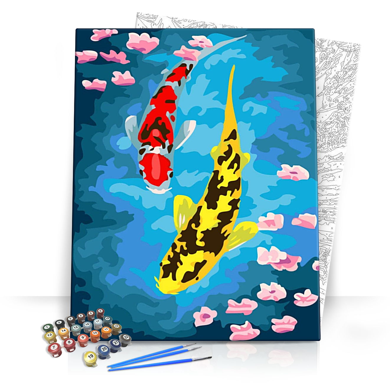 Koi Pontyok - számfestő készlet