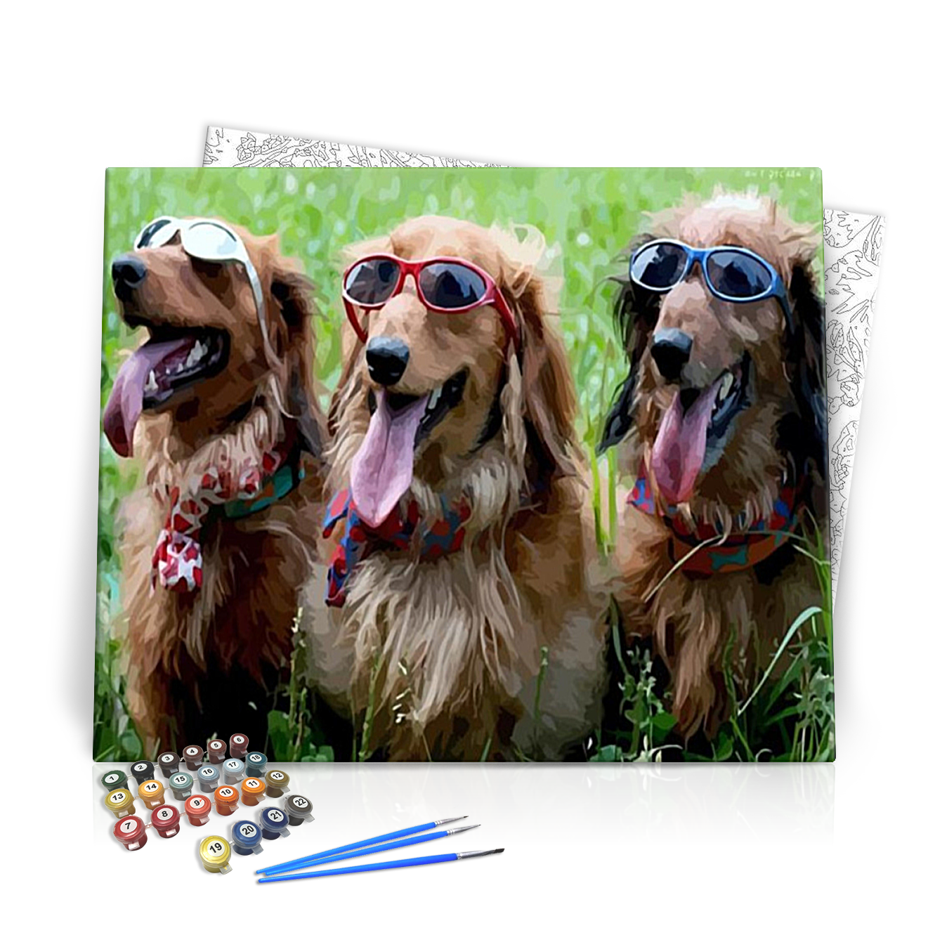 Kutya party - számfestő készlet