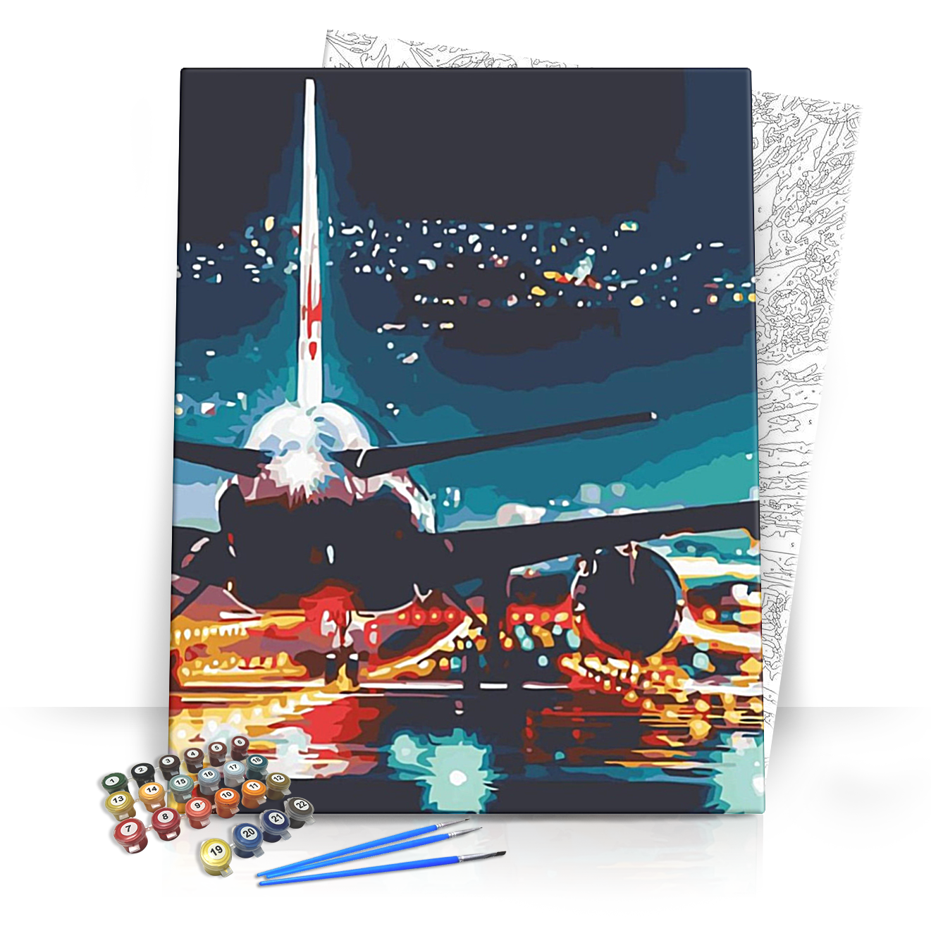 Landolás - számfestő készlet