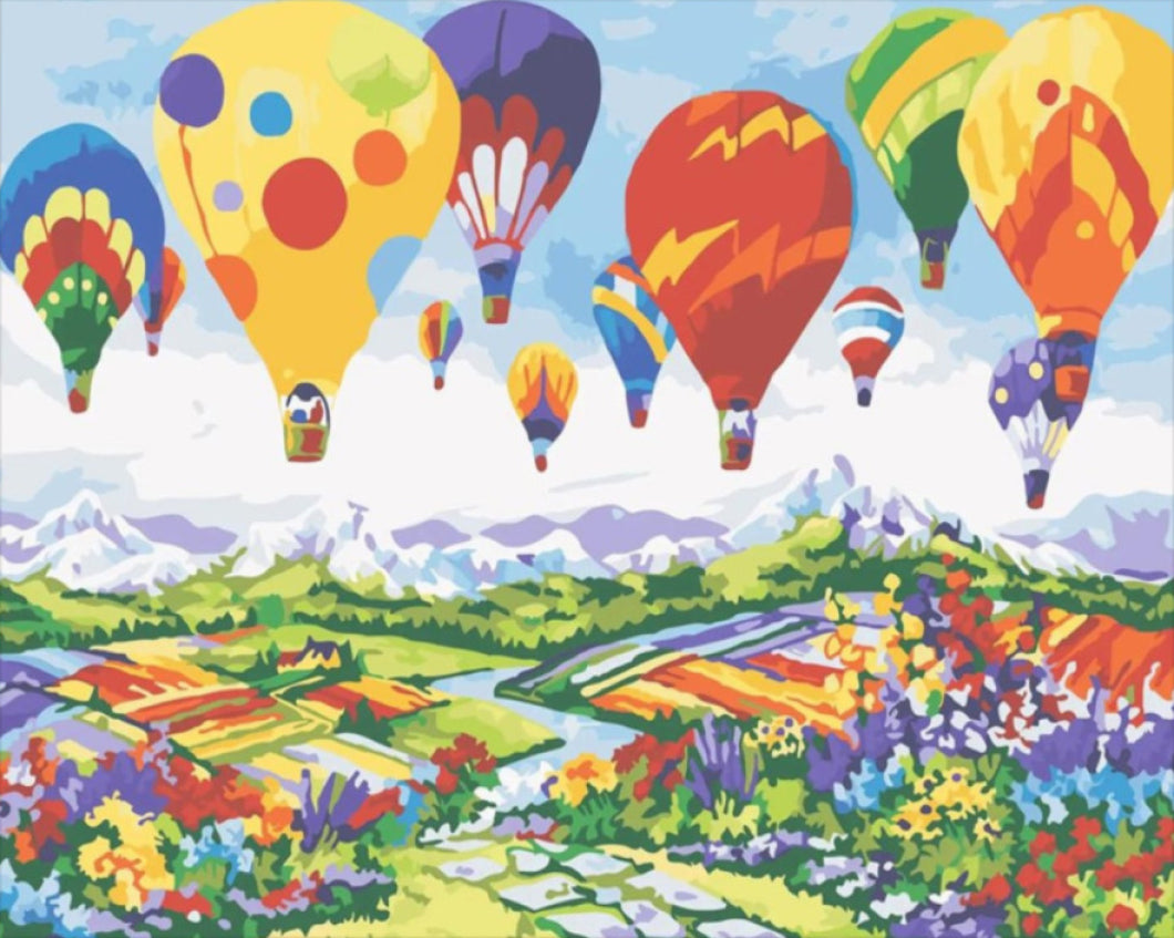 Látványos színek - számfestő készlet