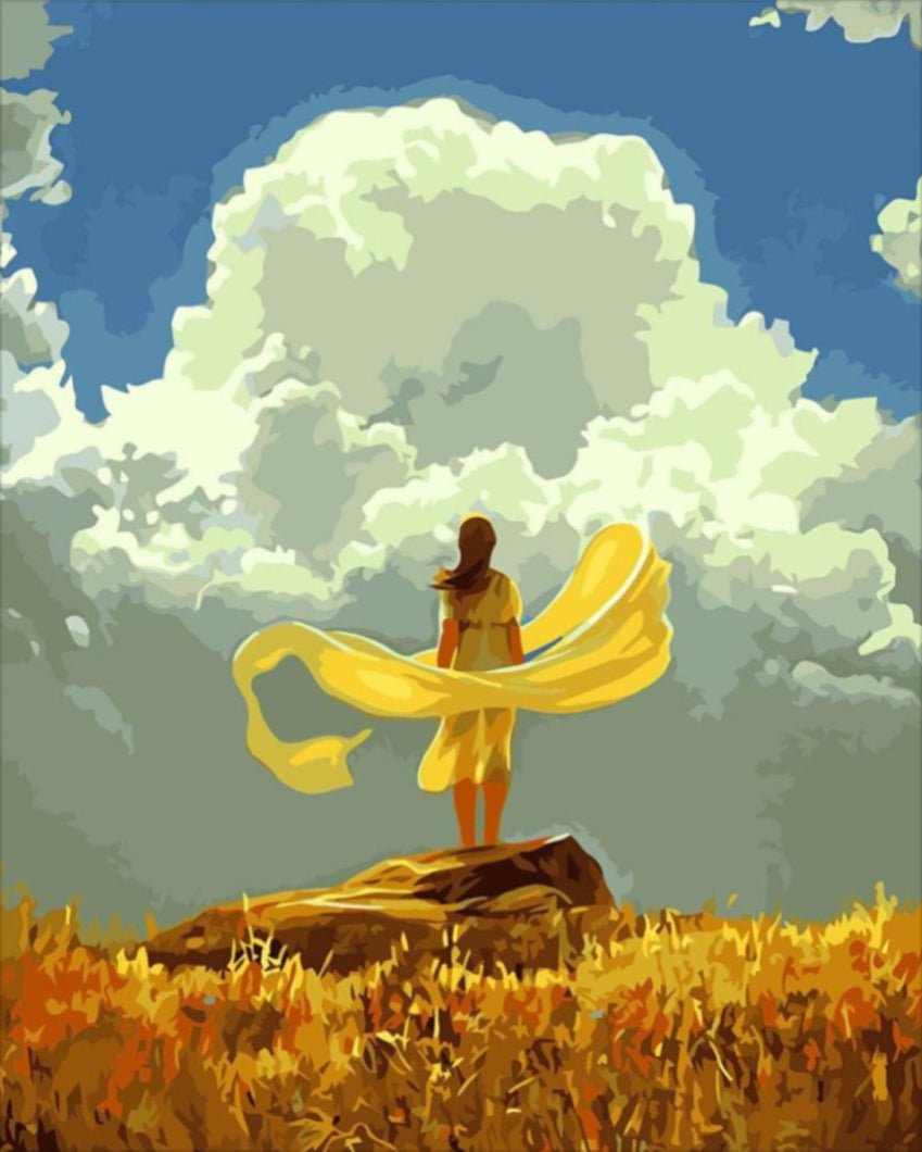 Magányos nappalok - számfestő készlet