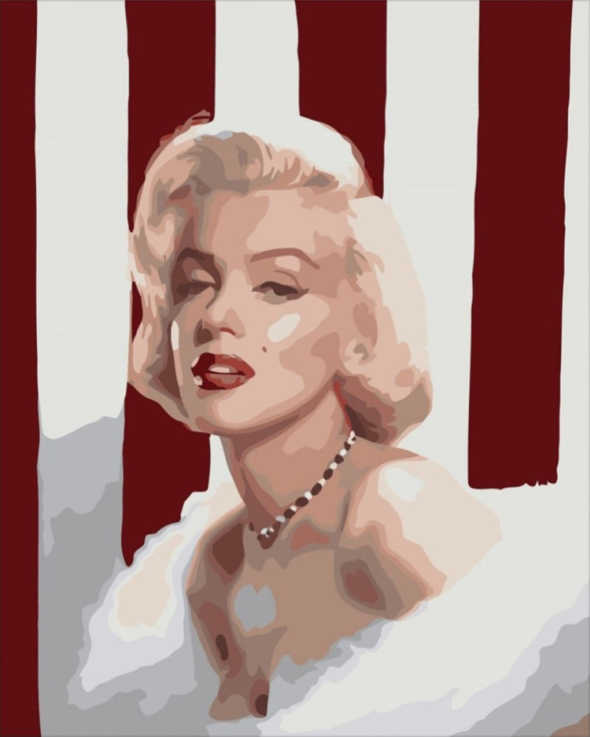 Marilyn Monroe - számfestő készlet