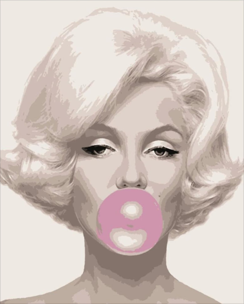 Marilyn - számfestő készlet