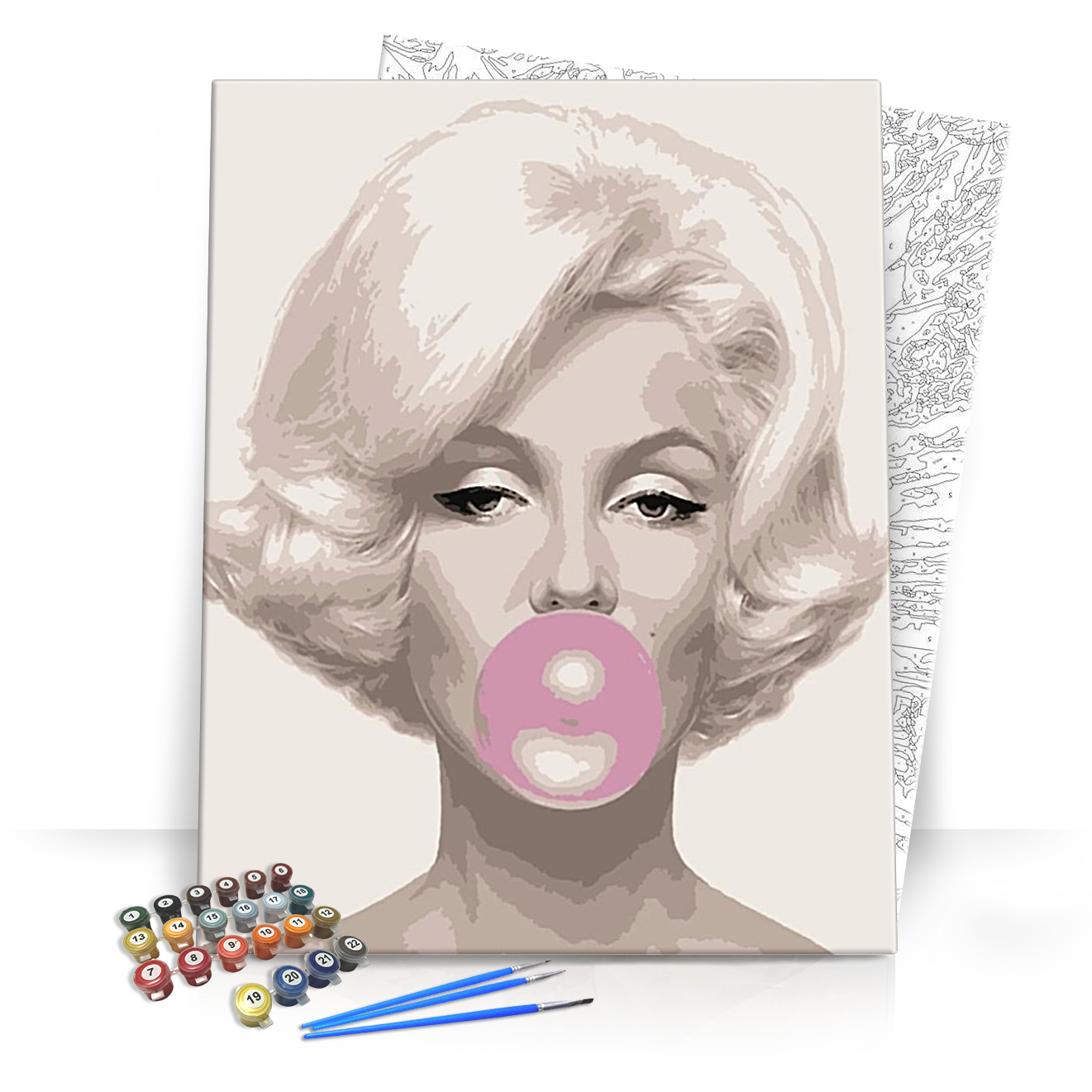 Marilyn - számfestő készlet
