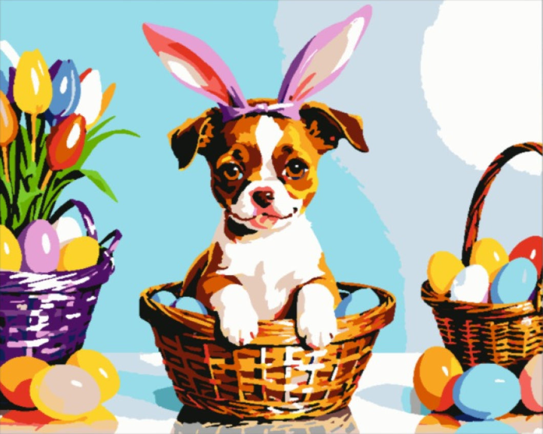 Márpedig Nyusz Vagyok - húsvéti számfestő készlet