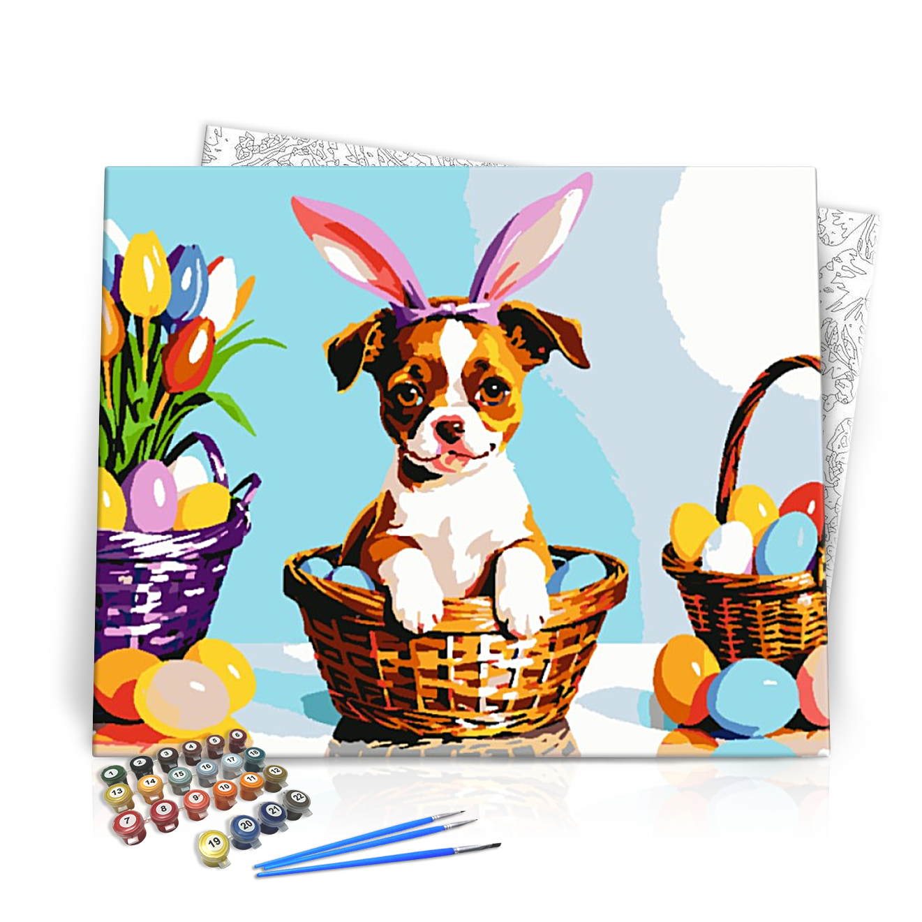 Márpedig Nyusz Vagyok - húsvéti számfestő készlet