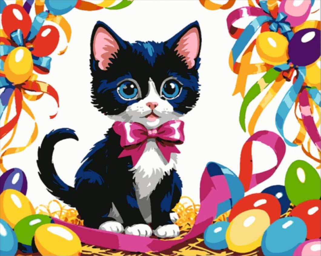 Masnis Kiscica - húsvéti számfestő készlet