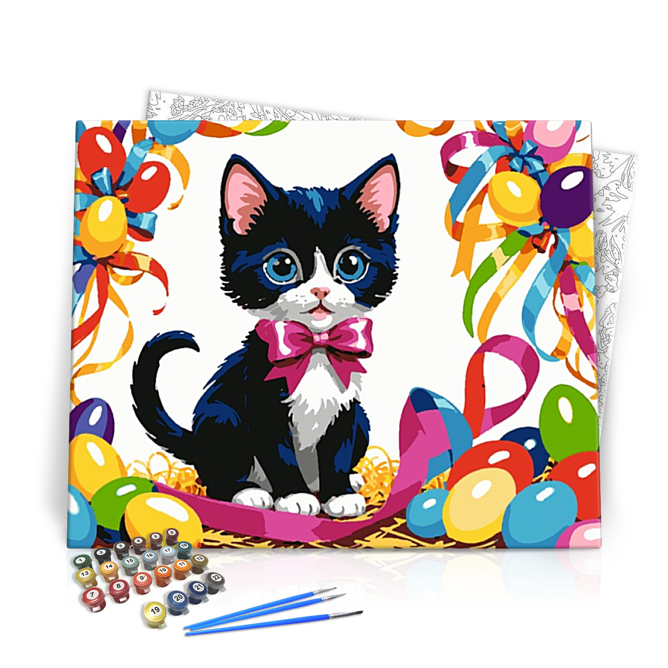 Masnis Kiscica - húsvéti számfestő készlet