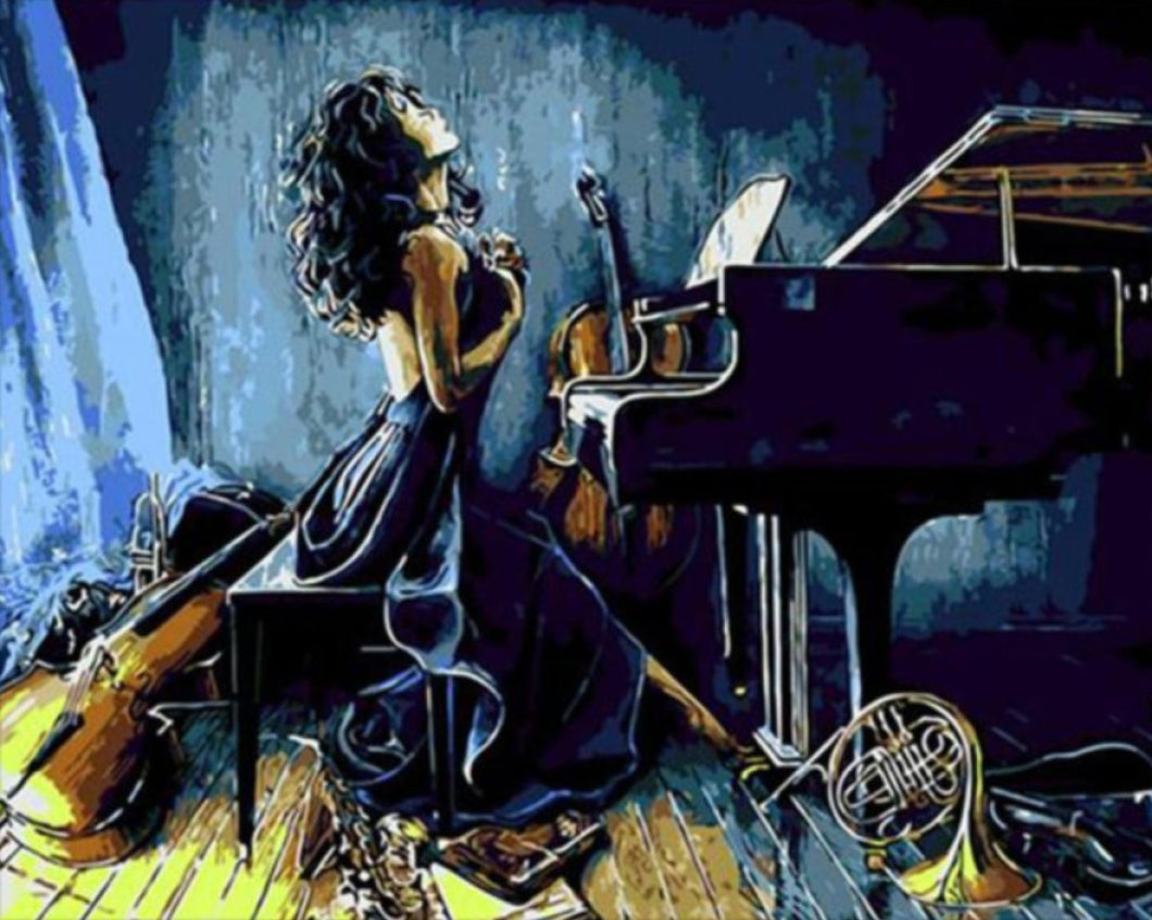 Művésznő - számfestő készlet