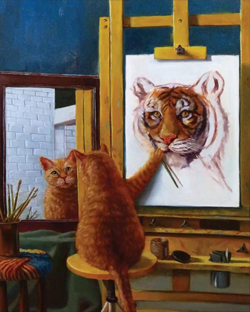 Norman Catwell - számfestő készlet