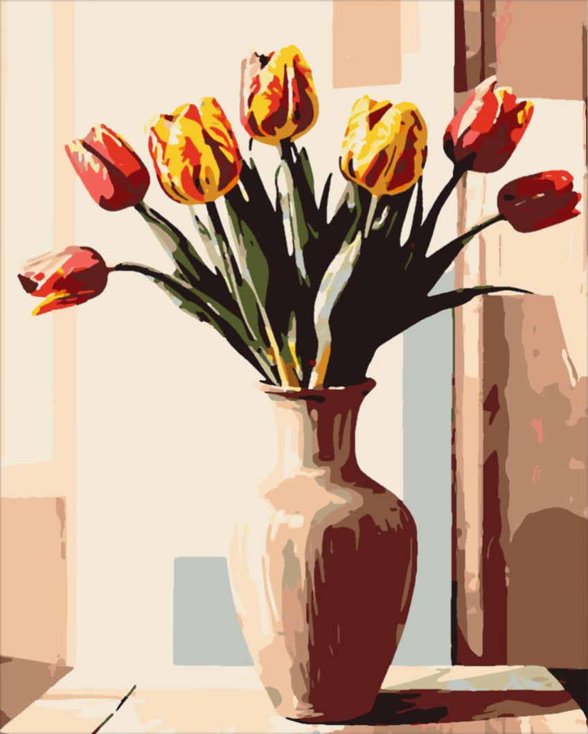 Nyugalom szigete - számfestő készlet