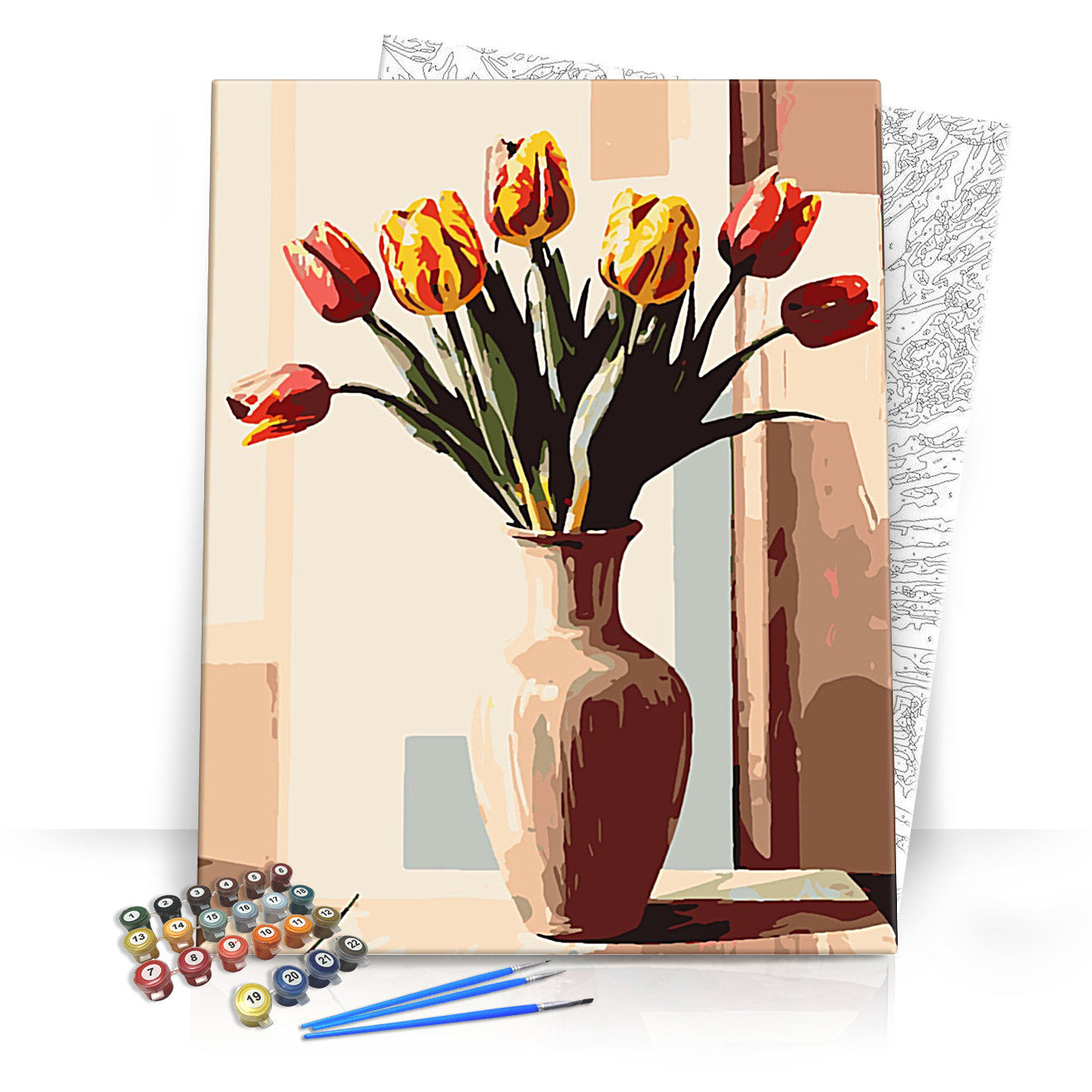 Nyugalom szigete - számfestő készlet