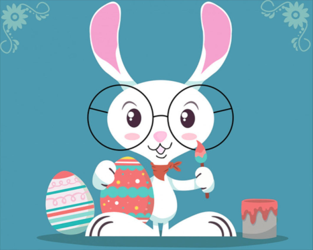 Okos Nyuszika - húsvéti számfestő készlet