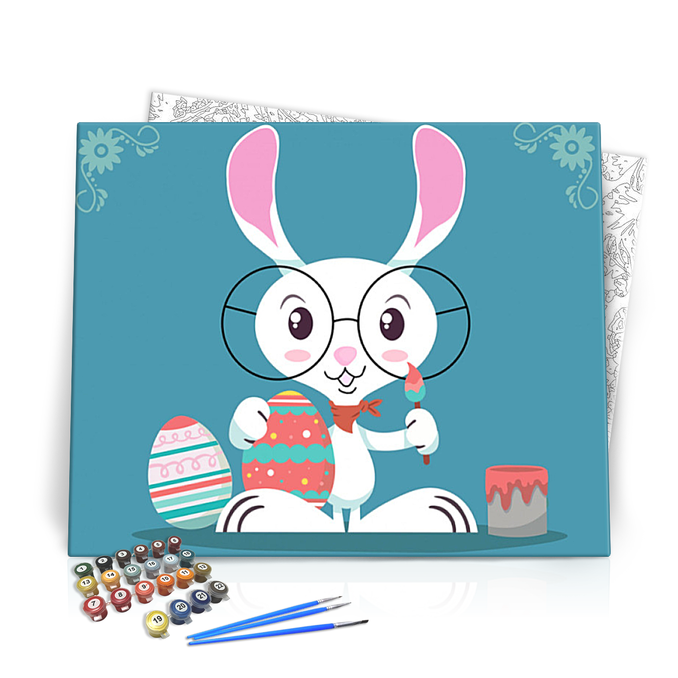 Okos Nyuszika - húsvéti számfestő készlet