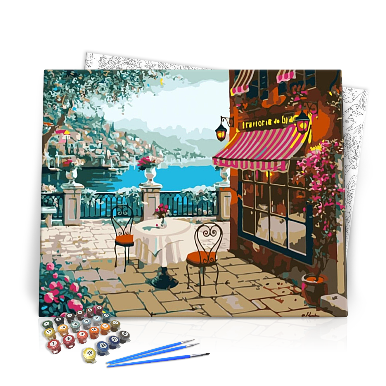 Olasz Étterem - számfestő készlet