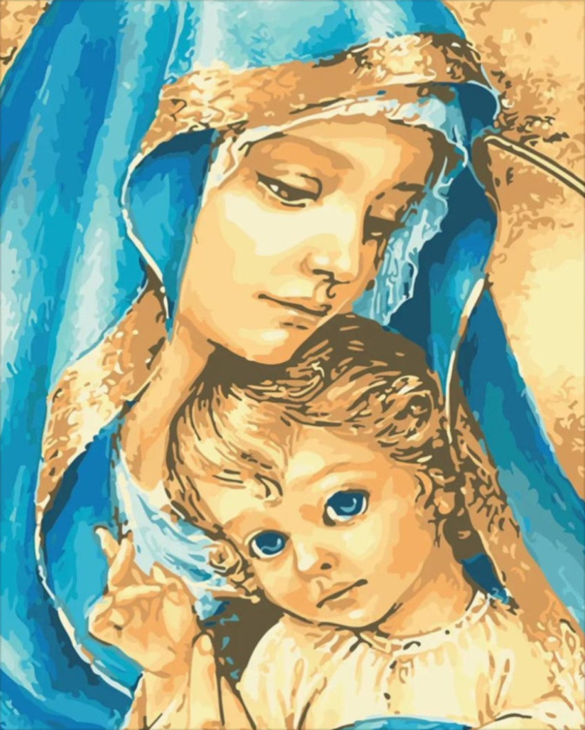 Szeretet - számfestő készlet