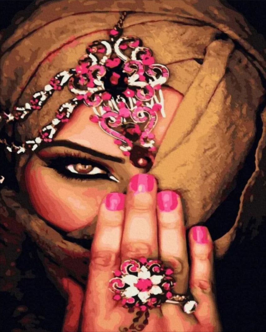 Takarásban - számfestő készlet