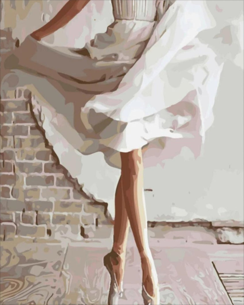 Táncjáték - számfestő készlet