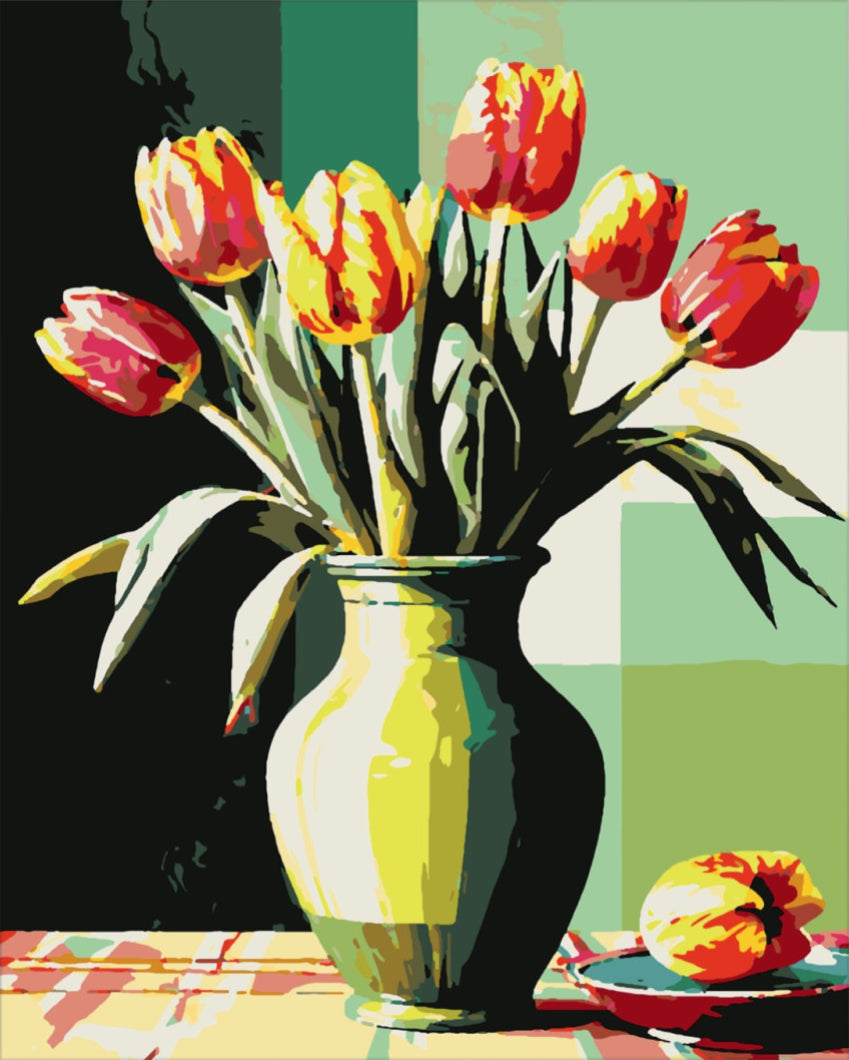 Tavaszi harmónia - számfestő készlet