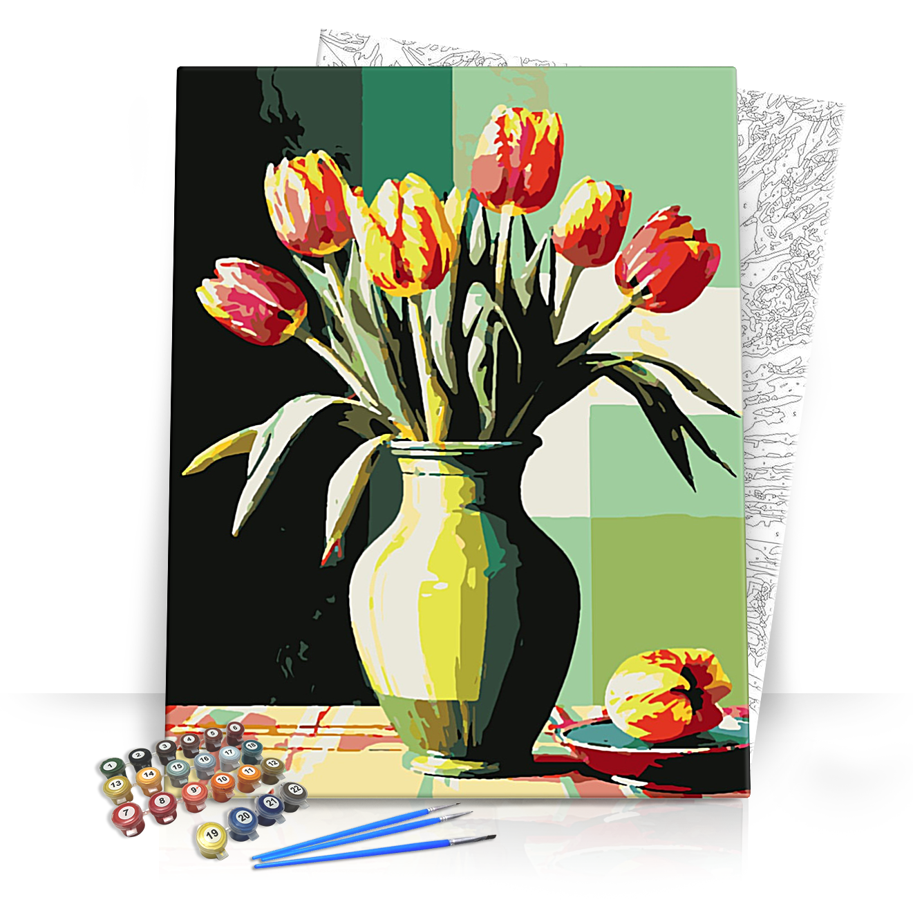 Tavaszi harmónia - számfestő készlet